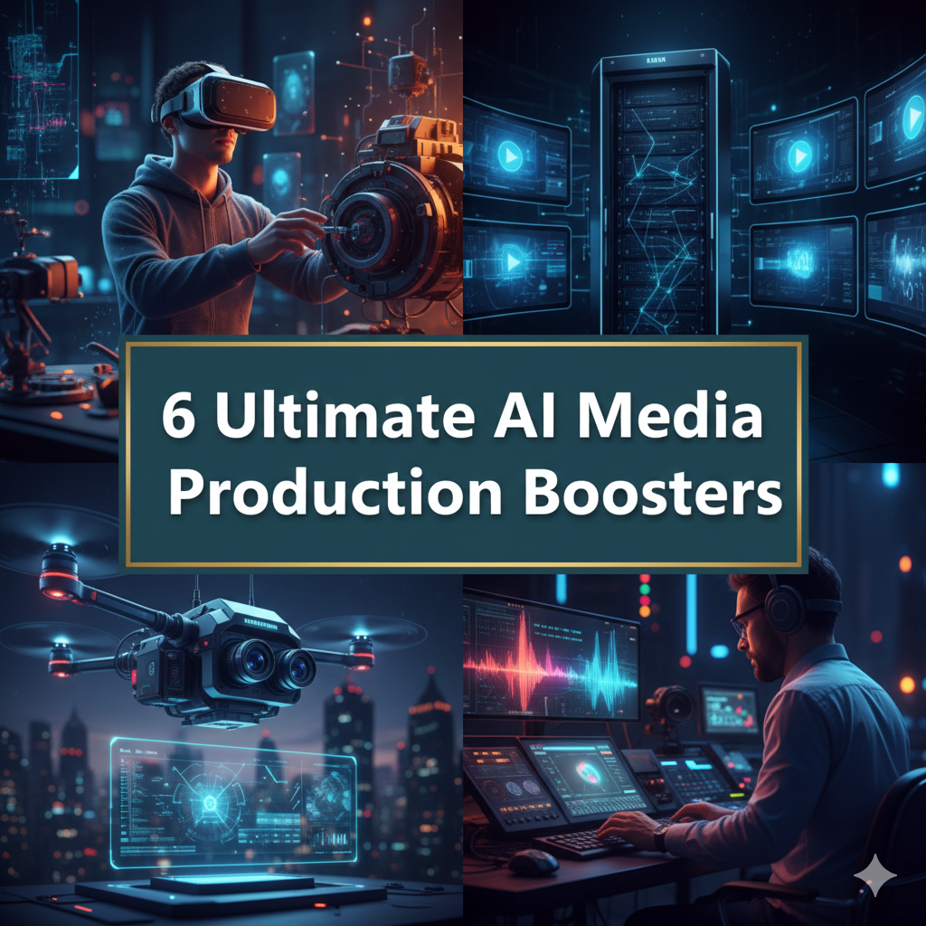 6 Ultimate AI Media Production Boosters to Outpace Your Content Game in 2025