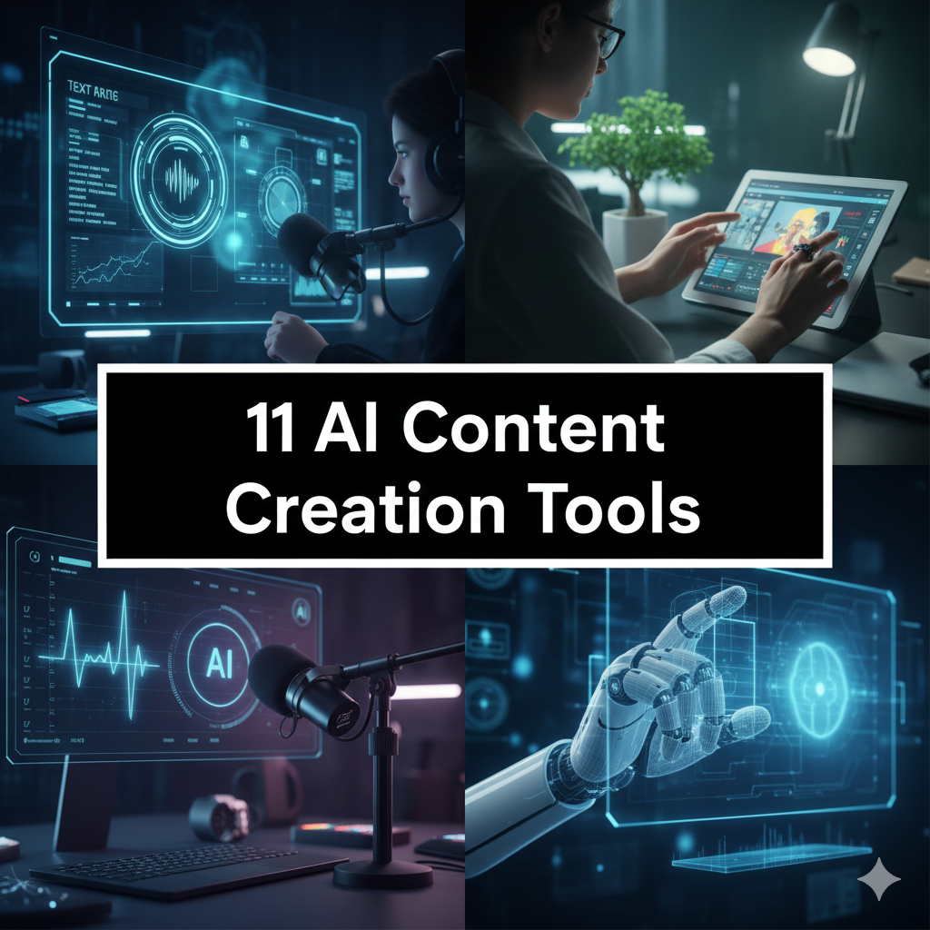 11 AI Content Creation Tools You Need Right Now