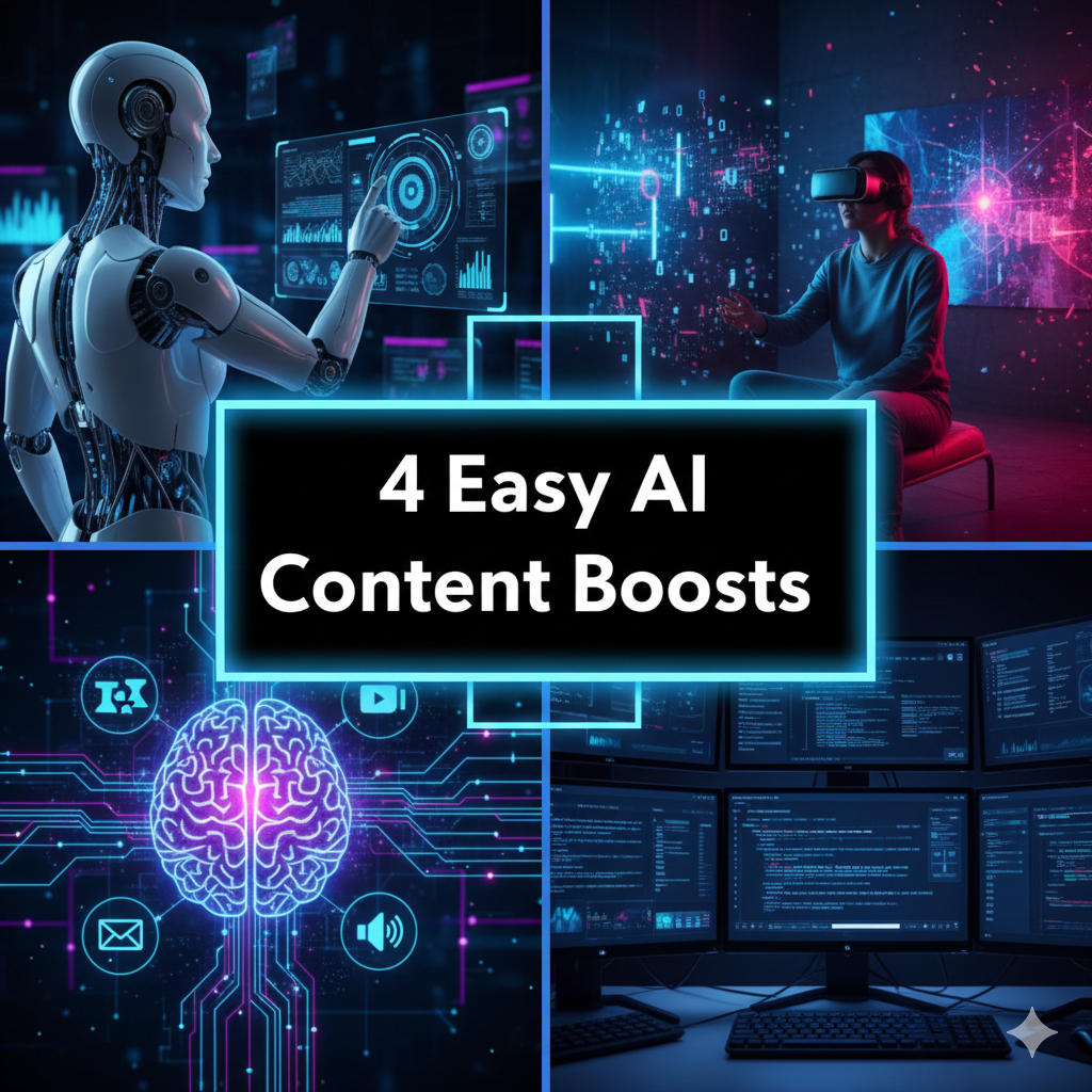 4 Easy AI Content Boosts for a New Way of Creating