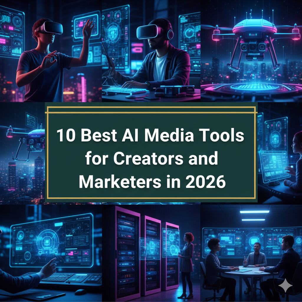 10 Best AI Media Tools for Creators and Marketers in 2026
