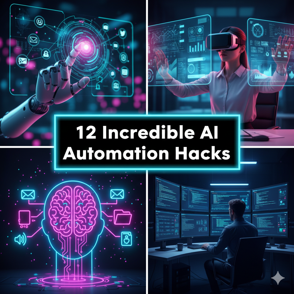 12 Incredible AI Automation Hacks That Will Transform The Way You Work Forever